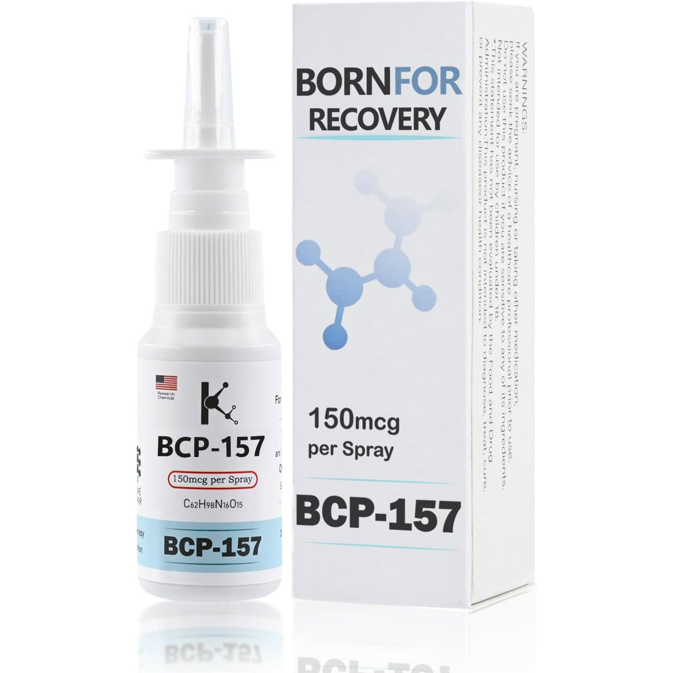 BP-157 30ml - 1 Bottle | 150Mcg per Spray - 200 Sprays | Tissue Repair & Gut Health Support | USA Made