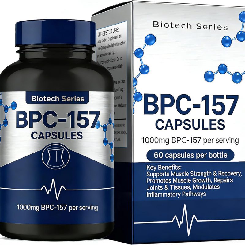 BPC157 Peptide Capsules 1000Mg ack