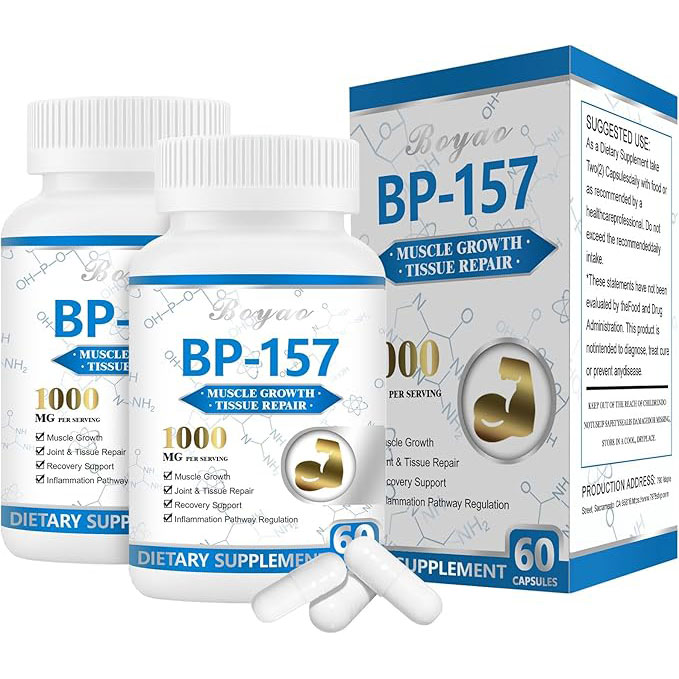 BPC157 Peptide Capsules 1000Mg -120 Count