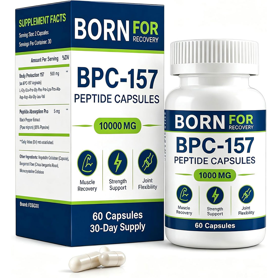 157 Peptide Capsules 1000Mg 60 Count